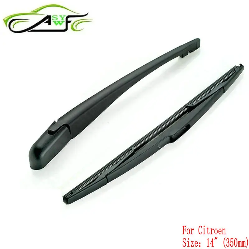 

Car rear wiper blade back window wipers arm for Citroen C3 Hatchback C4 Grand Picasso SAXO Xantia Estate Size 14" Rear Wiper