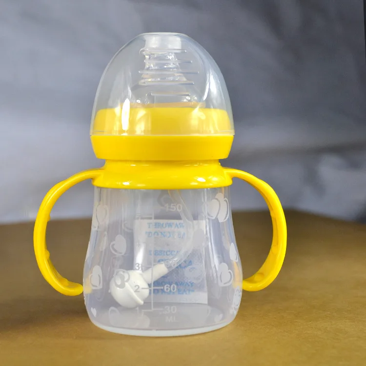 1 шт. портативный 150 мл соска для тела с широким ртом питание новорожденного питьевой силикагель бутылочка для кормления ребенка