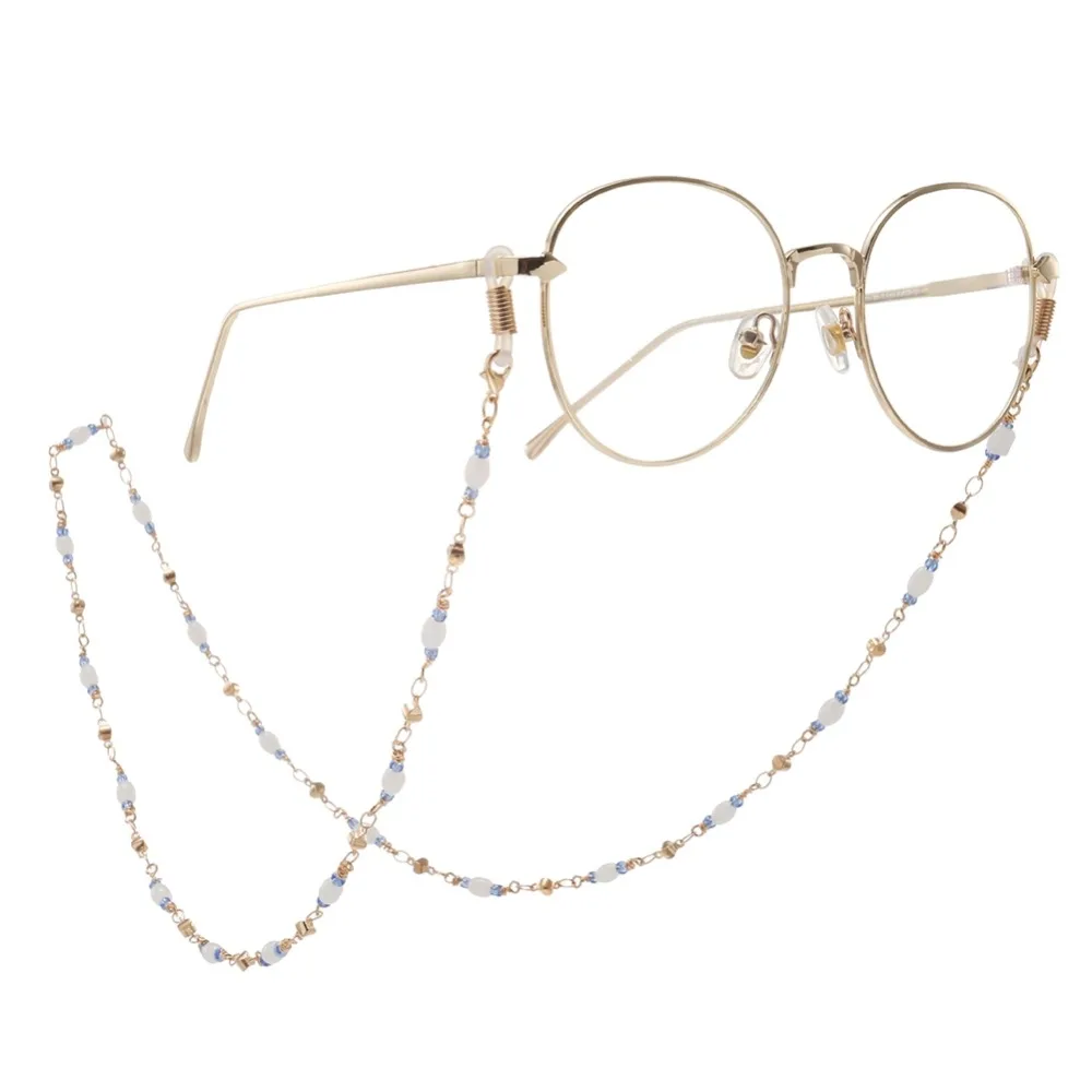3 цвета Модная бисерная цепочка для солнцезащитных очков хрустальные бусины очки для чтения ручной работы цепи для женщин ювелирные аксессуары