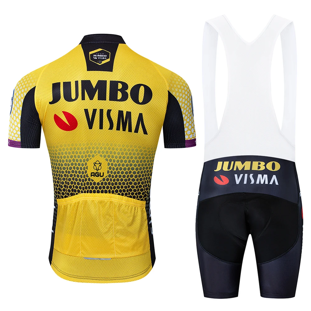 Pro team jumbo visma набор велосипедных футболок, мужской велосипедный Майо MTB Racing ropa Ciclismo, летняя быстросохнущая велосипедная ткань, гелевая подкладка