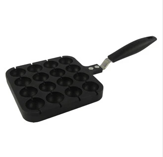 

Hot Sale Cooking Tools Moule Baking Tools For Cakes Non Stick Takoyaki Pan Cake Maker With 16 Molds For Octopus