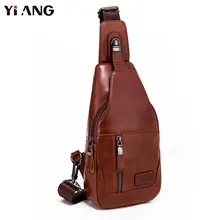 YIANG модная мужская сумка из натуральной кожи, сумки через плечо, мужская повседневная сумка-мессенджер, маленькая брендовая дизайнерская мужская сумка,, новинка