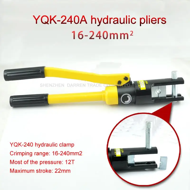 

Hydraulic crimping tool 16-240mm Crimping range YQK-240 1pcs