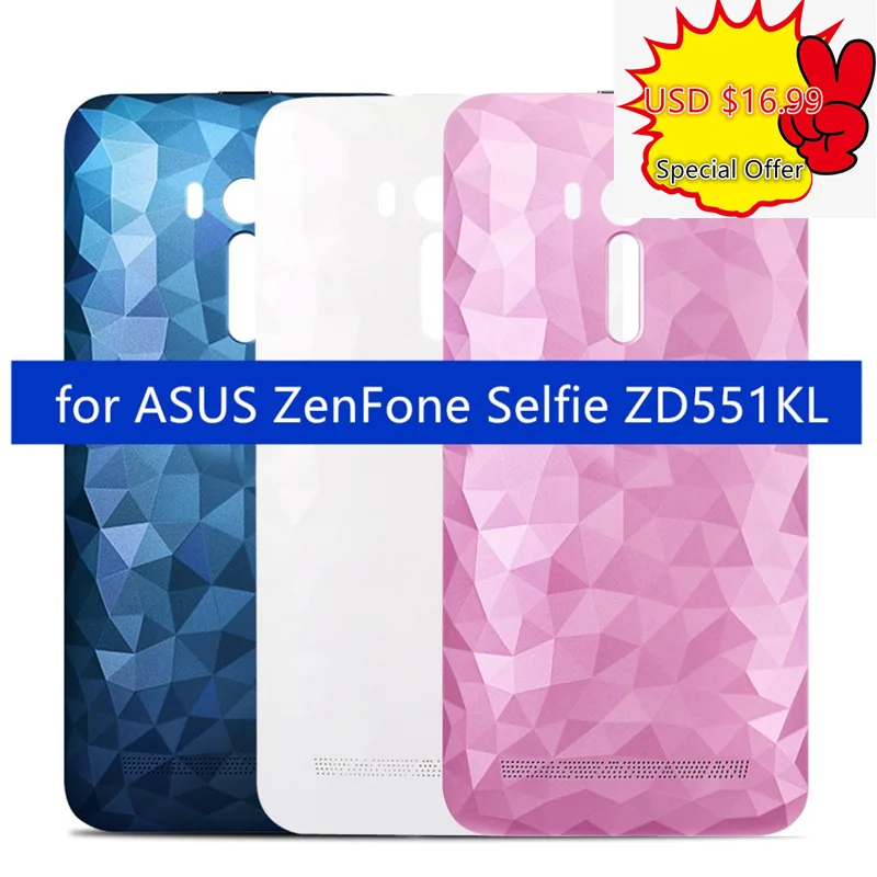 Задняя крышка для ASUS ZenFone Selfie ZD551KL батарейный отсек кнопка питания Для Zenfone