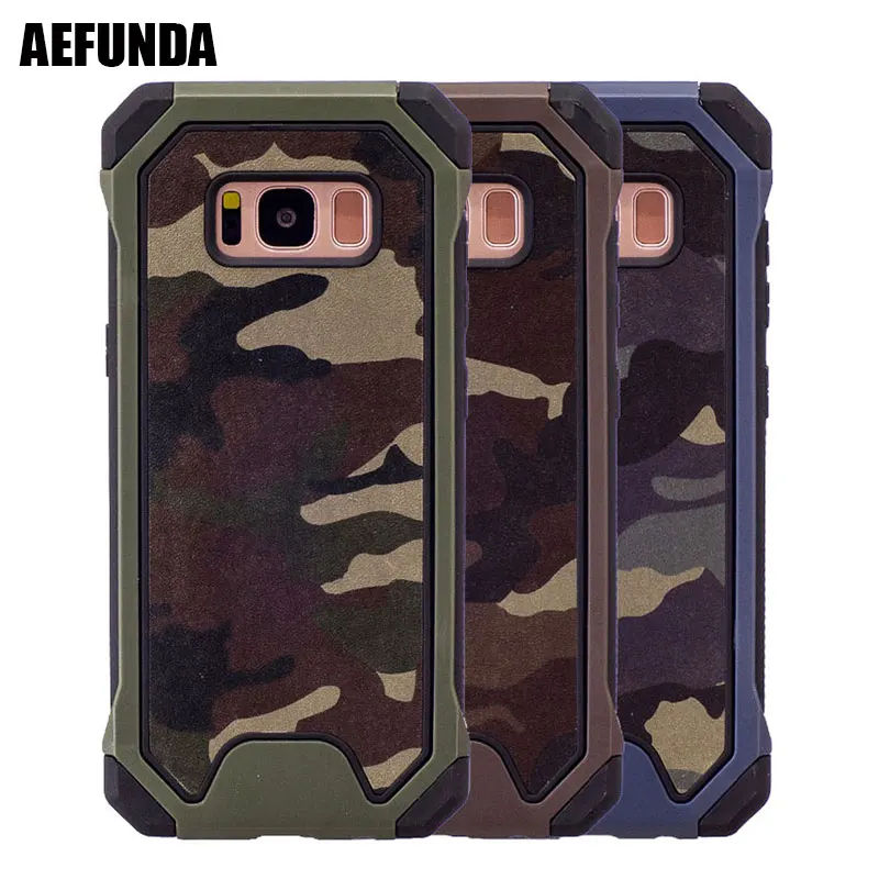 

For Samsung Galaxy J5 J500FN J500M TPU+PC Army Green Anti-knock Armor Frame Cover Shockproof Military Camouflage Pattern Case