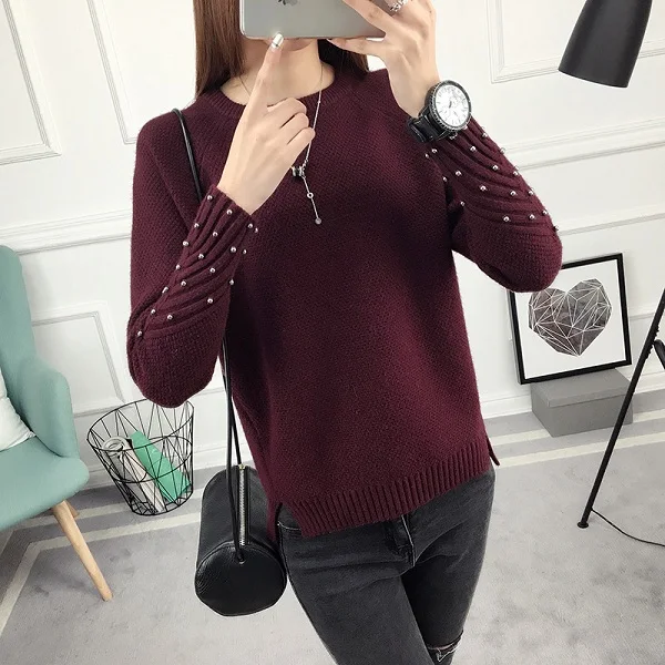 jumper Autumn 2017 spring Korean Short all match winter warm sweater ...