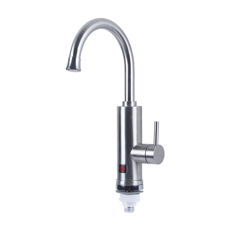 Billig Edelstahl Wasserhahn Durchlauferhitzer Wasserhahn mit Wasser Heizung Küche Instant Heizung Tap Wasser Mit Temperatur Display