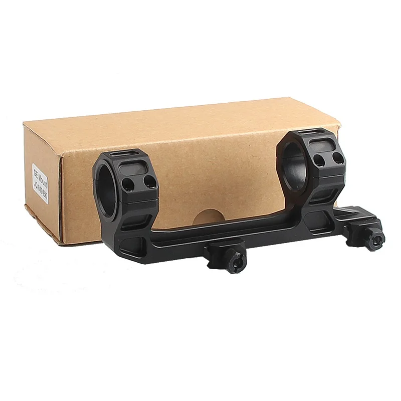 Extend Dual Ring Automatic AR15 M4 M16 Optics Defense Rifle Optical Scope Mount 1 Inch 30mm Picatinny Weaver Rail 20MM Ring Mount with Bubble Level RL2-0028-11