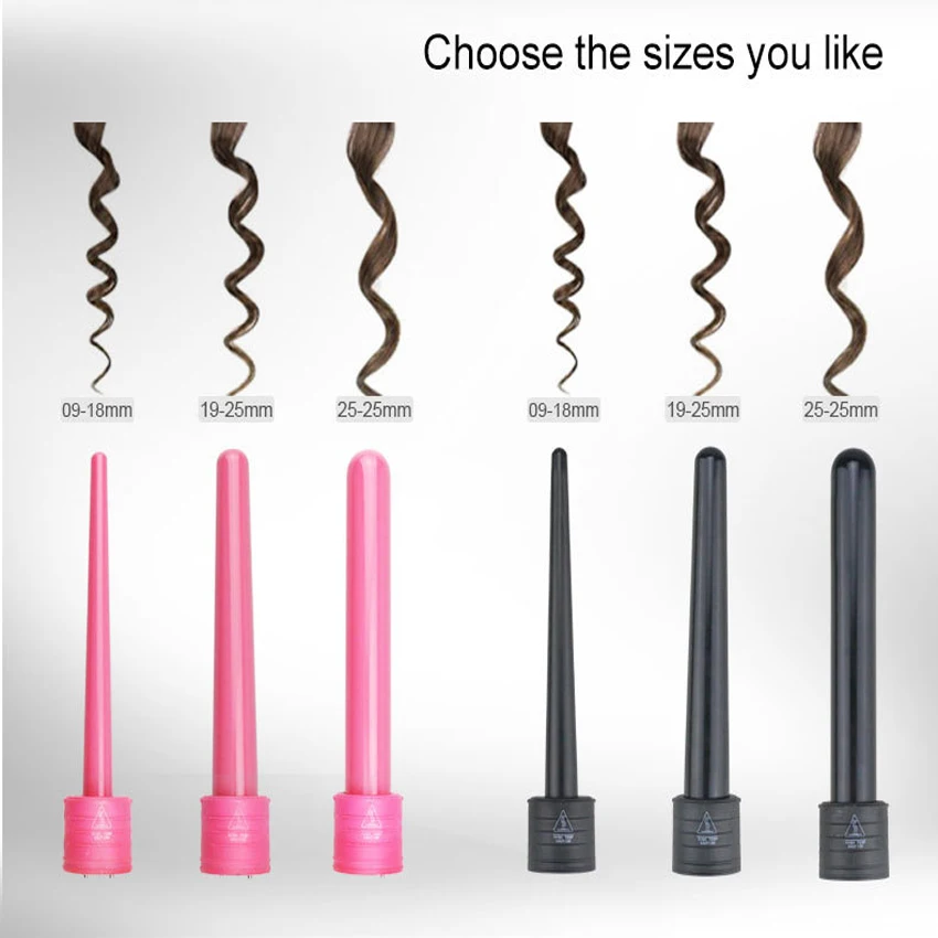 Digital Temperature Control Styling Tools Ceramic Cone Hair Curling Iron Tong Hair Curler Roller Curling Wand Free Shipping Digital Temperature Control Styling Tools Ceramic Cone Hair Curling Iron Tong Hair Curler Roller Curling Wand Free Shipping