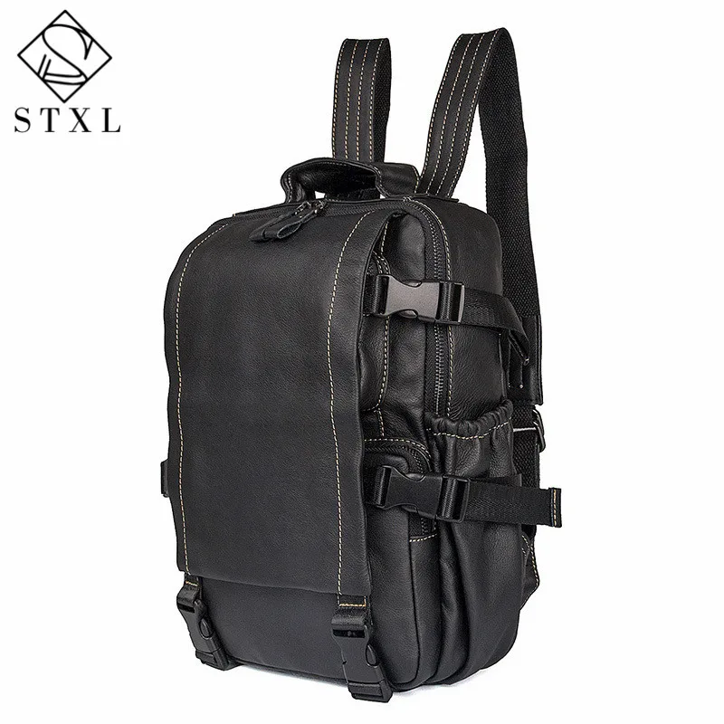 STXL 2018 new Autumn men and women Korean backpack header soft leather fashion | Багаж и сумки