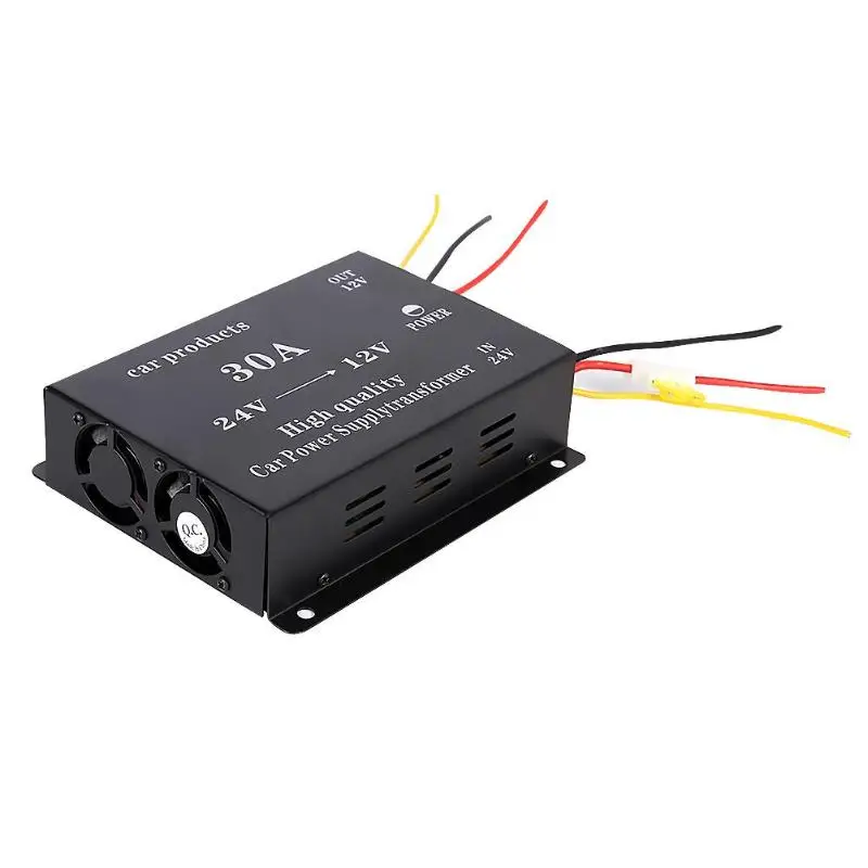 

DC 24V to DC 12V Car Buck Converter 30A 360W Step Down Power Regulator