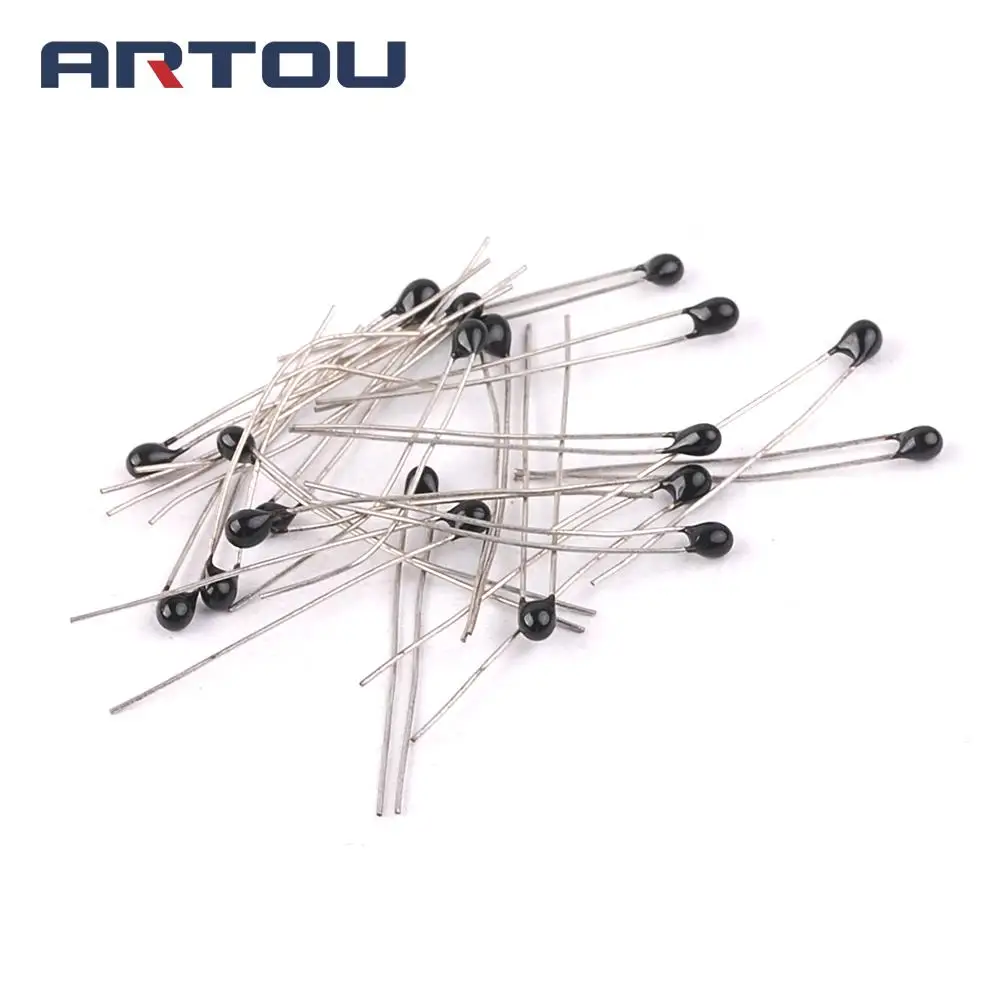 20PCS Thermistor NTC MF52AT 100K 3950 100K B Value 39505 5in