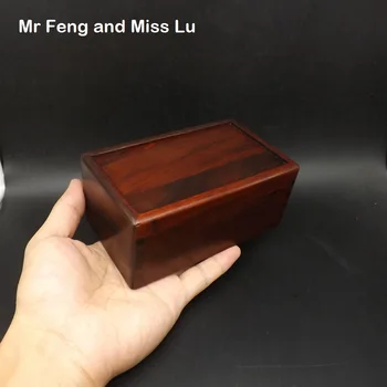 

13.5 cm Mahogany Wood Magic Box Puzzle Special Mechanism Game Toy Collection Secret Box