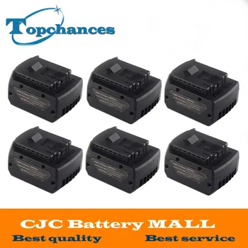 

6X High Quality 14.4V 4000mAh Power Tool Li-ion Battery For Bosch BAT607 BAT607G BAT614 BAT614G 2 607 336 318