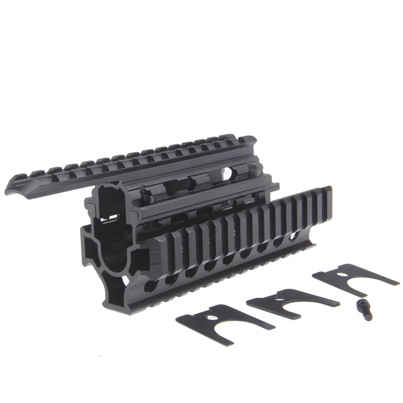 

Funpowerland Black Color AK Handguard RIS Quad Rail System