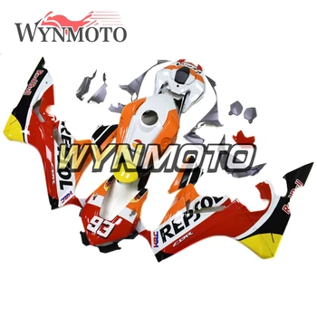 

Complete ABS Plastic Injection Red Orange Repsol New Motorcycle Fairings For Honda CBR1000RR 2017 2018 Year Model Cowlings