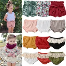 Детские штаны с кисточками для маленьких мальчиков и девочек, шорты, трусики-шаровары, размеры от 1 до 5 лет