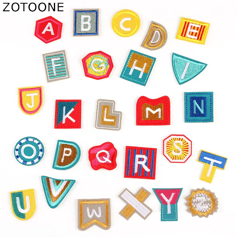 Нашивки ZOTOONE с надписью &quotжелезо&quot наклейка для одежды аппликация фетровая