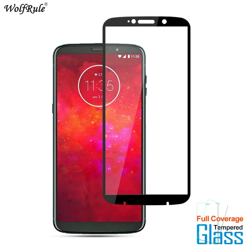 Для стекла Motorola Moto Z3 Play Защитная пленка для экрана из закаленного стеклянная