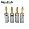 8Pcs High Quality 4mm Nakamichi Speaker Banana Plug for Video 24K Speaker Copper 4mm Banana Audio Connector ► Photo 1/6