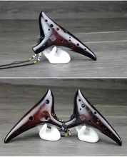 Ocarina Wholesale 12 hole Alto C Ocarina key smoldering professional retro factory direct piccolo musical instruments
