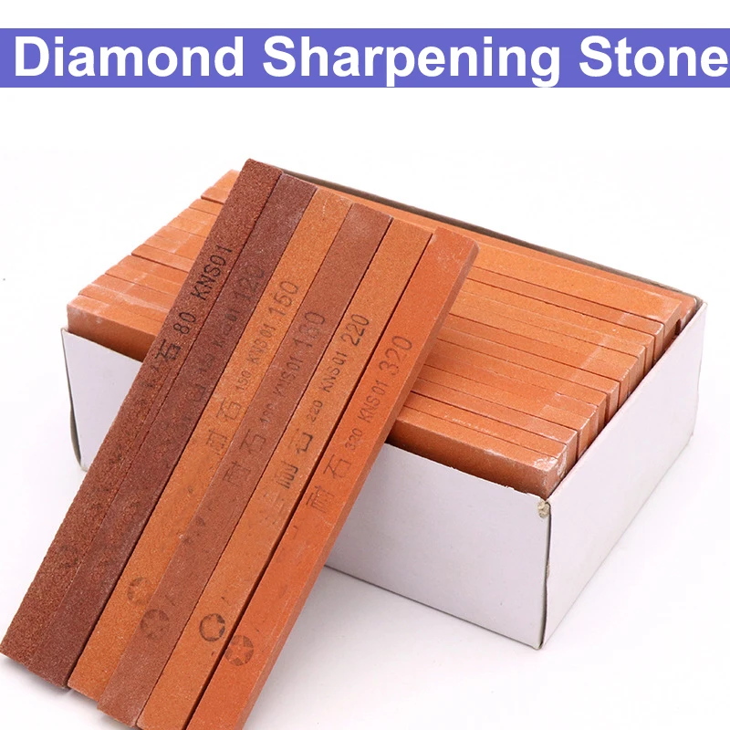 

2pcs Portable Ultra-thin Diamond Sharpening Stone 150*12*5mm Honeycomb Surface Whetstone Knife Sharpener Kitchen Grinding Tool