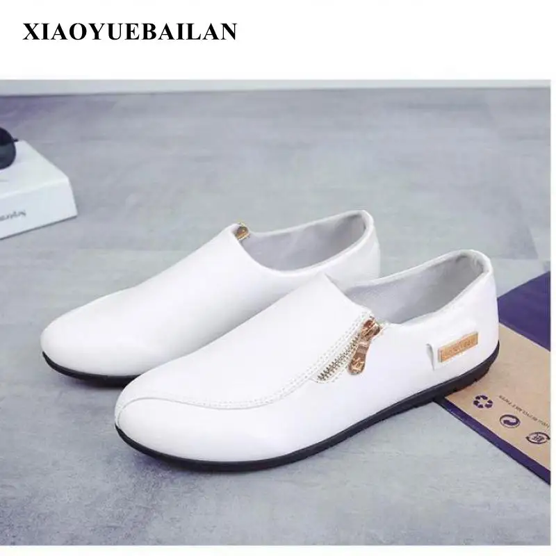 

In The Spring Of 2017 New Men's Low Light And Comfortable Shoes Doug Casual Shoes Men Zipper Shoes