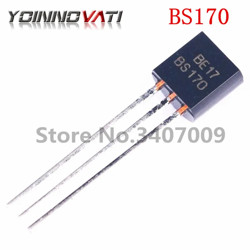 10PCS/lot BS170 TO-92 MOSFET N-Channel | Обустройство дома