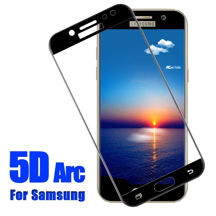 Hot Sale 5 D Tempered Glass Screen Protector Case For Samsung Galaxy