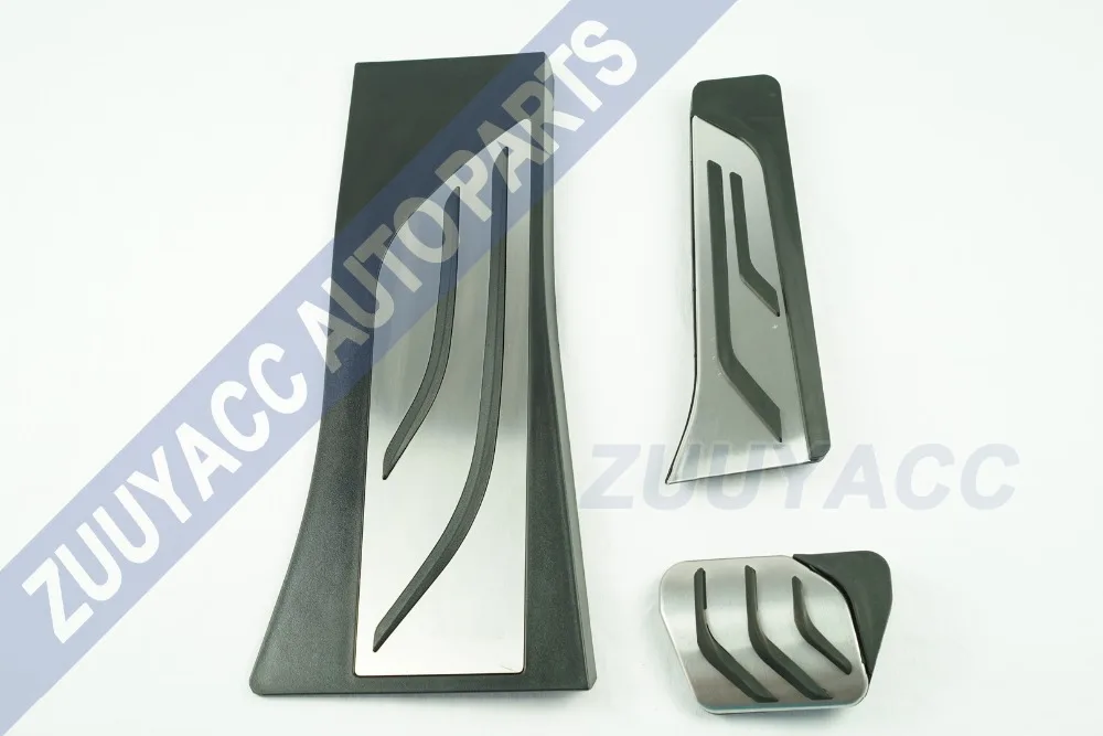 

A Set Brake Accelerator Footrest Pedal Pads for BMW X5 X6 E70 E71