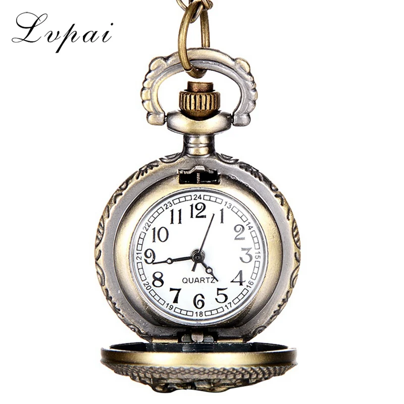 

Lvpai Brand Vintage Style Men Luxury Pendant Quartz Wristwatch Bronze Sport Butterfly Relogio Dress Gift Watch LS101