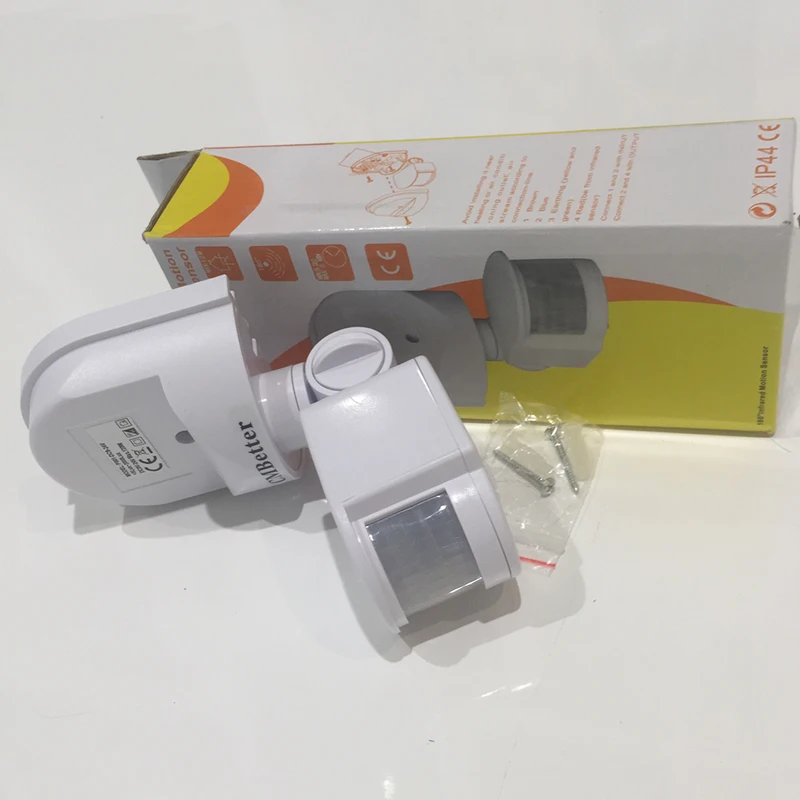 CMBetter LED Motion Sensor 12v 24v Automatic Infrared PIR Infrared Detector 180 Degree Rotating Timer Switch Motion Sensor HH (2)