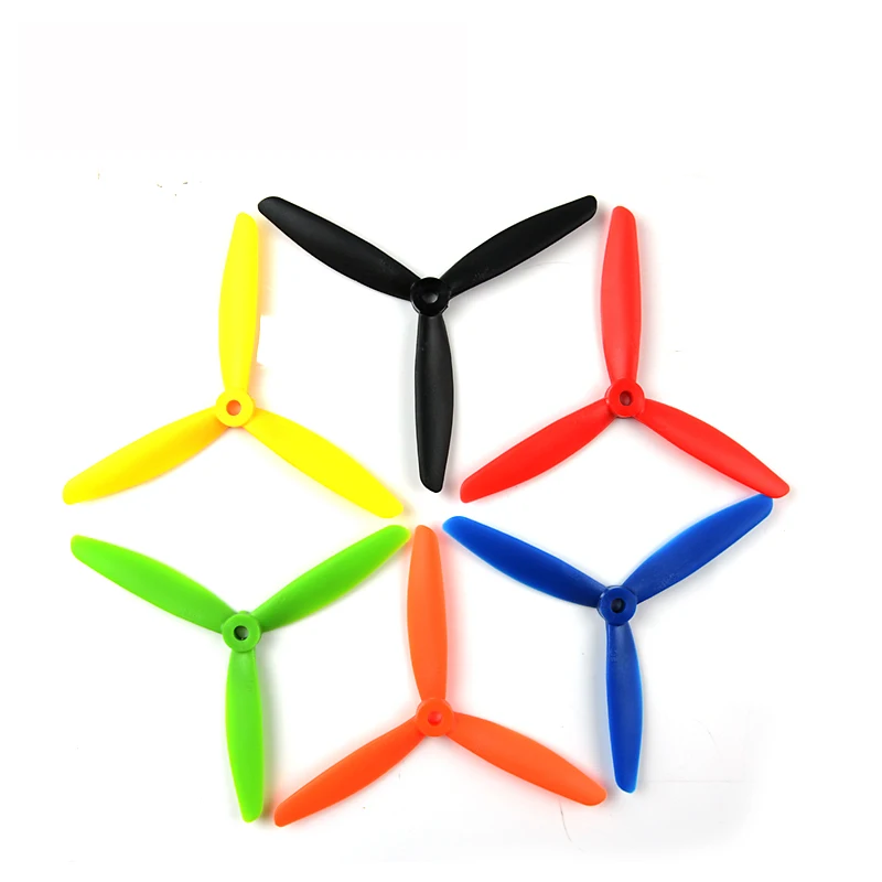 5 Pairs Diy Micro Fpv Racing Drone 250 Qav250 Parts Plastic Mini 5040 3 Blade Propeller Inch mm 5&quot 5x4x3 propeler | Игрушки и хобби