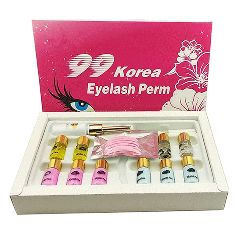 

One Set New Environmental 99 Korea Eyelash Lift Perm Kit Eyelash Perm Lotion By Free Shipping
