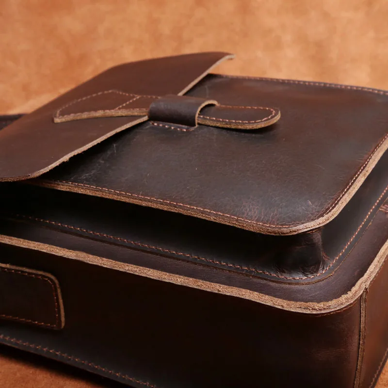 Pferd Aetoo Handgemachte Einfache Paket Umhängetasche Abschnitt Männer Retro Mad Aktentasche Tasche Leder 1 Männlichen Reinem UFnpnax