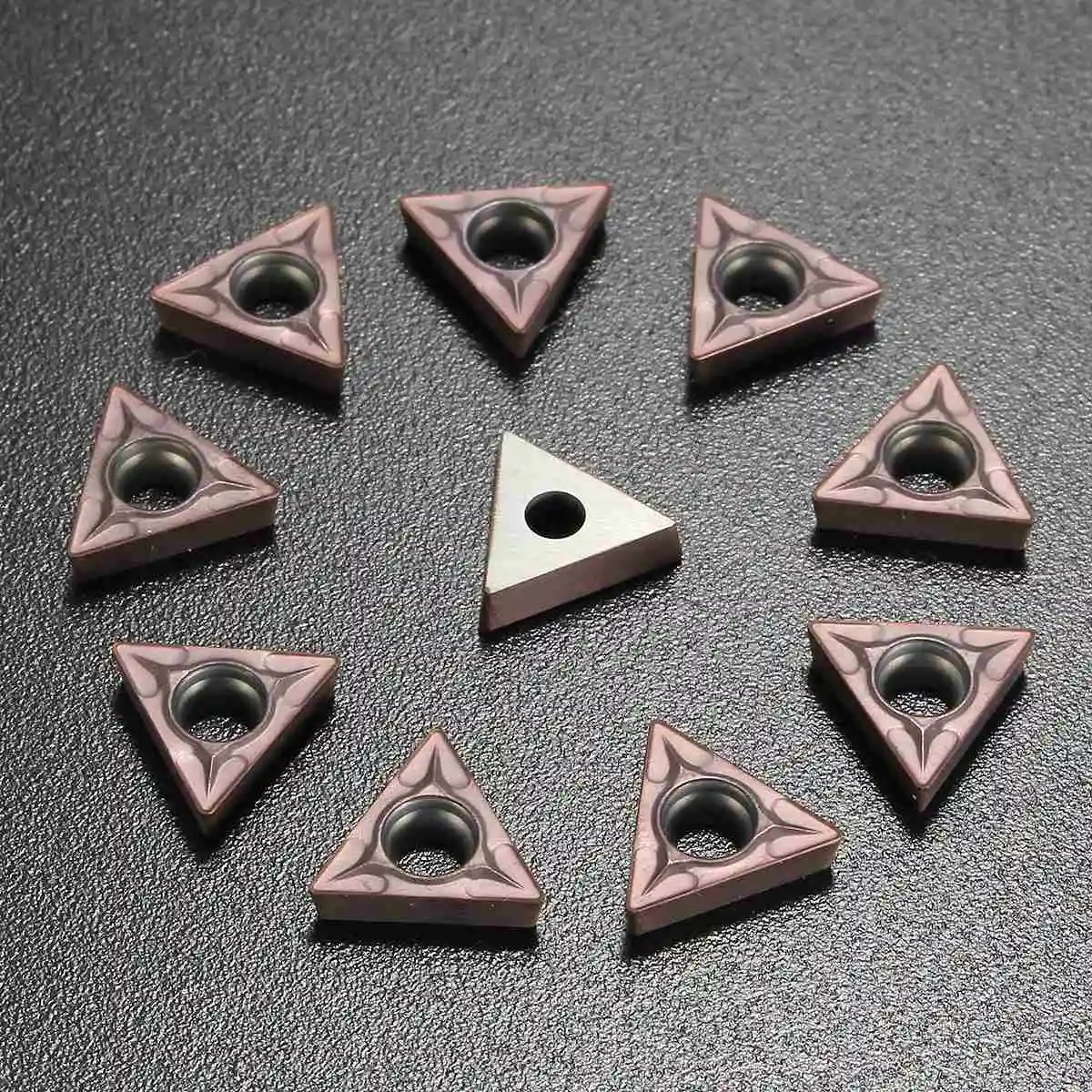 10Pcs/Set TCMT 731 Carbide Inserts C6 Grade For 1/4 & 5/16 Inch Turning