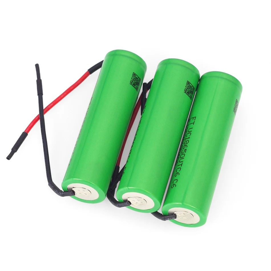 VariCore VTC6 3,7 V 3000 mAh 18650 литий-ионная батарея 20A разрядка VC18650VTC6 инструменты электронные сигареты батареи+ DIY линия