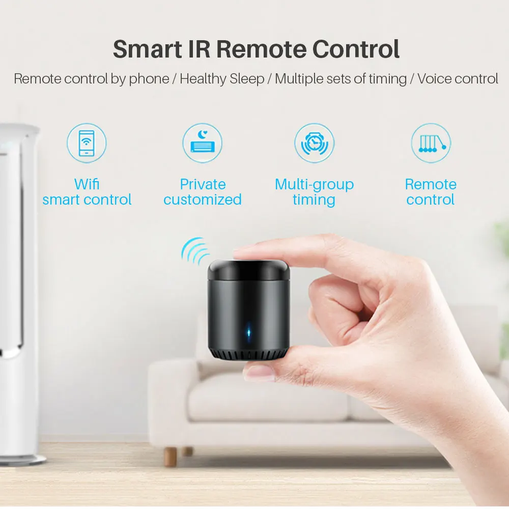 Broadlink Rm4 Mini Bestcon Rm4c Mini Wifi Ir Universal Intelligent Remote  Control Smart Home Automation Work With Google Alexa - Smart Remote Control  - AliExpress