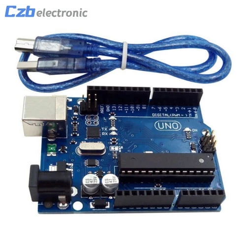 

UNO R3 I/O ISP 3.3V 5V ATmega328P Development MEGA328P ATMEGA16U2 Board For Arduino Module Compatible With USB Cable