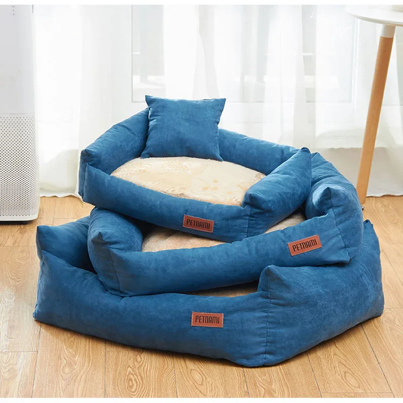 

Luxurious Bed Mat Dog Kennel Nest Cat Bed House For Small Medium Large Dogs Rectangle Puppy Sofa Bed Pet Cushion Drop Shipping