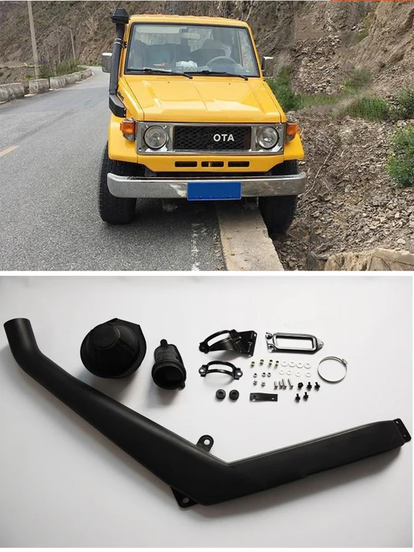 

SUV 4*4 AIRFLOW LAND CRUISER Air Intake Snorkel Kit Set FIT FOR LANDCRUISER 70 SERIES LC70 71 lc75 LC76 LC78 LC79 01/1985-03/20