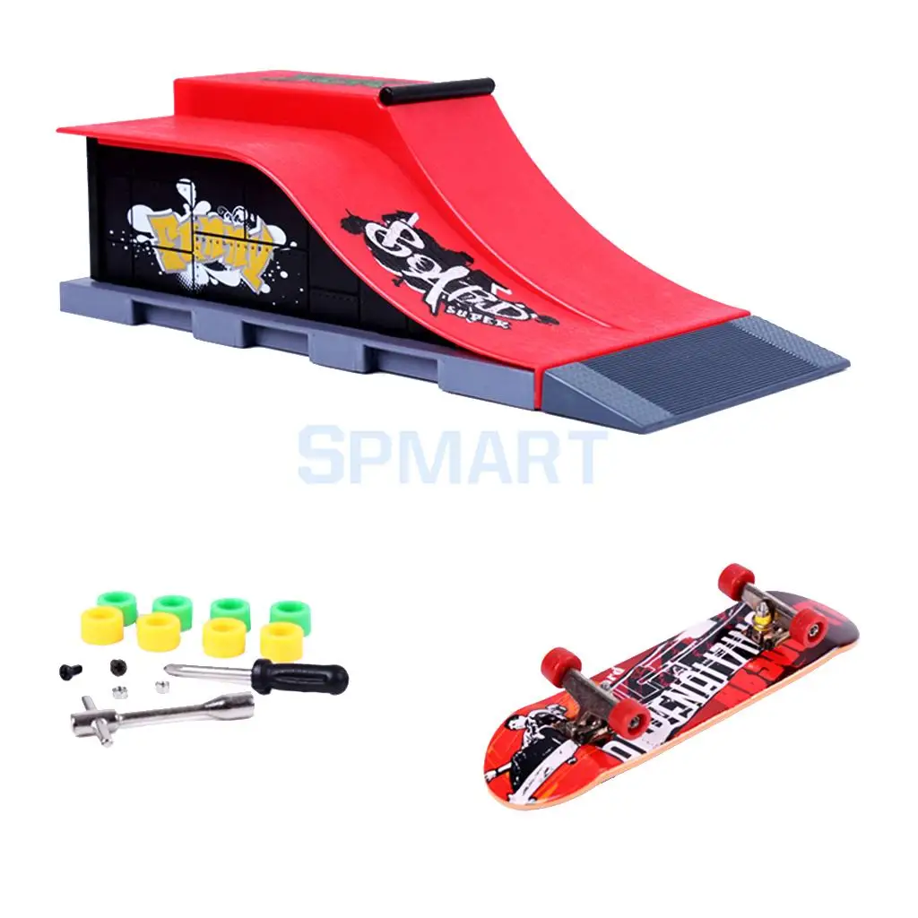 DIY Site Skate Park Ramp Finger Board Skateboard Site Ultimate Sports Prop
