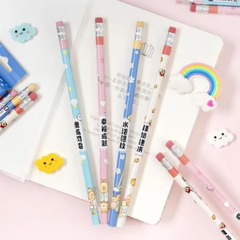 

12 Pcs/pack Cartoon Japanese Sumikko Gurashi HB Wooden Standard Pencils with Eraser School Office Supply Student Stationery Gift