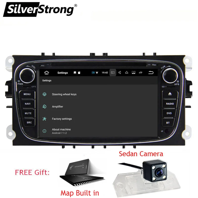 Discount SilverStrong 7inch 2Din Android9.0 IPS Radio Car DVD For Ford Focus2 Mondeo Focus Galaxy with Video Output Ability 4