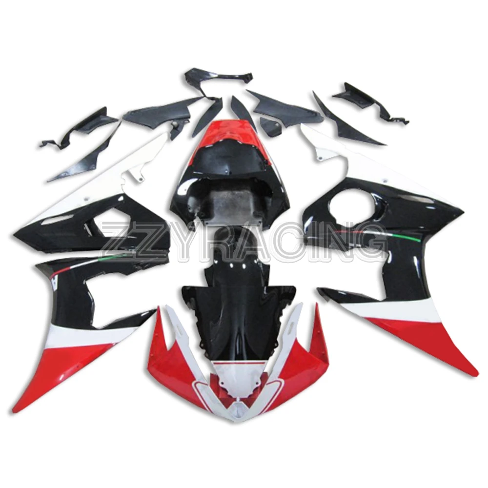 

Injection Fairings for Yamaha YZF-600 R6 2003 - 2005 2004 Complete Panels Kit 03 04 05 ABS Plastic White Red Cowlings Kit Covers