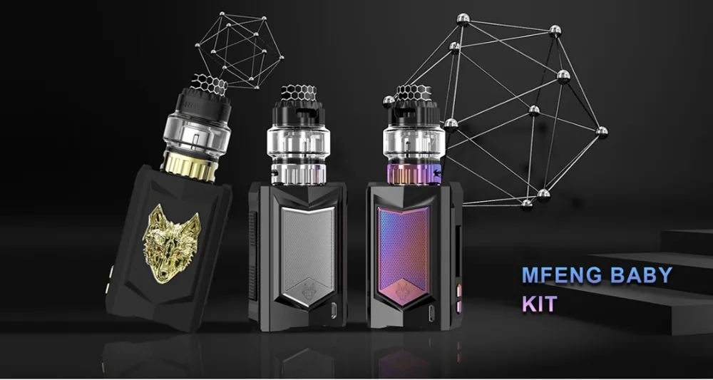 Vape комплект Оригинальные сигелеи snowwolf e электронная сигарета MFENG комплект для малышей Встроенный 2000 Ahm батарея