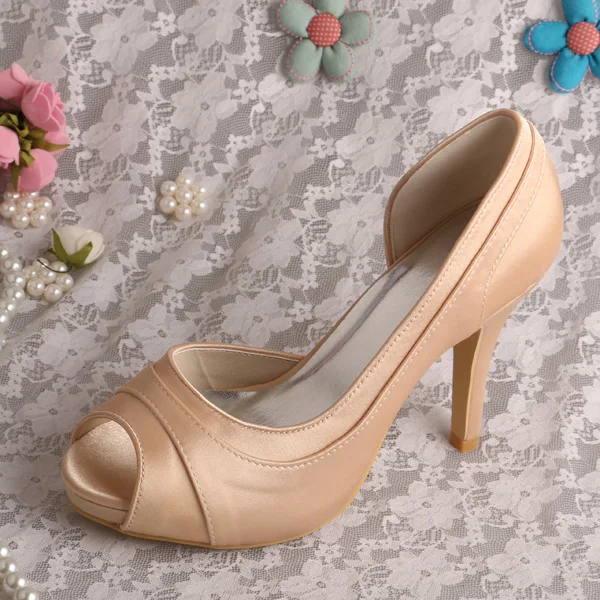 olive platform heels