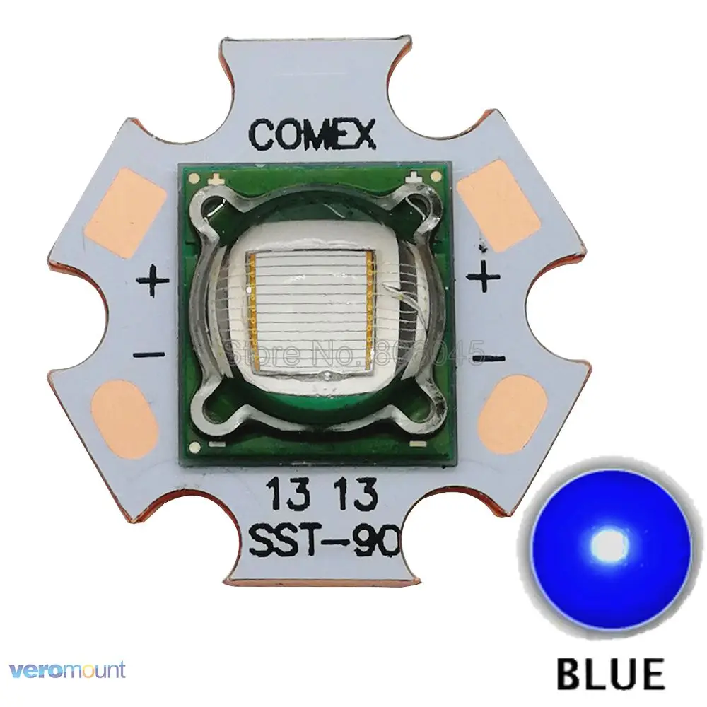 SST90 SST-90 Royal Blue 450NM - 455NM 3.2-3.4V 5-7A High Power LED Emitter Lamp Light For Replace Luminus Led Bulb | Лампы и освещение
