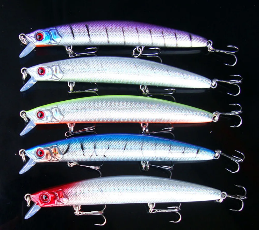 

5PCS fishing Fish Big Minnow long shot Lure hook baits 15cm/28g Free shipping