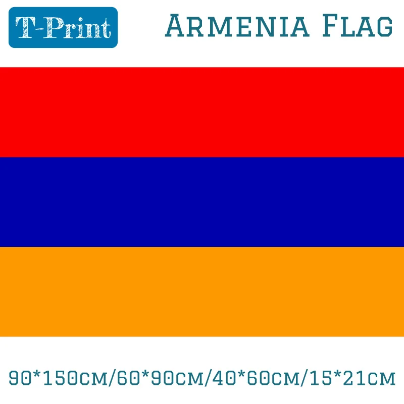 90*150 см/60*90 см/40*60 см/15*21 см Флаг армян для Национального олимпийского дня Кубка мира